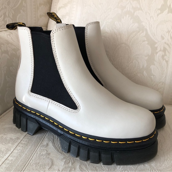 Dr martens audrick platform Chelsea boots white - Picture 3 of 10